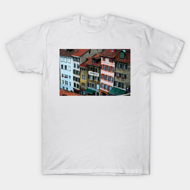 Escaliers du Marché, Lausanne, Switzerland T-Shirt by IgorPozdnyakov